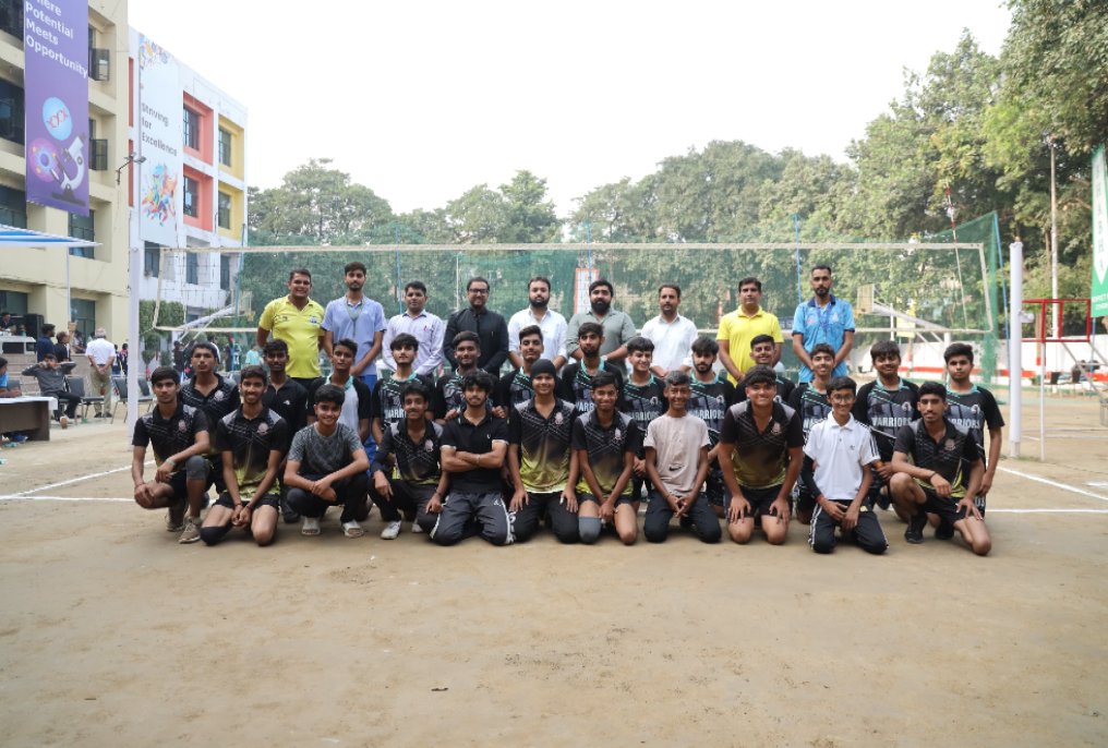 Takshshila Cup 2024 - Team celebrating after a win
