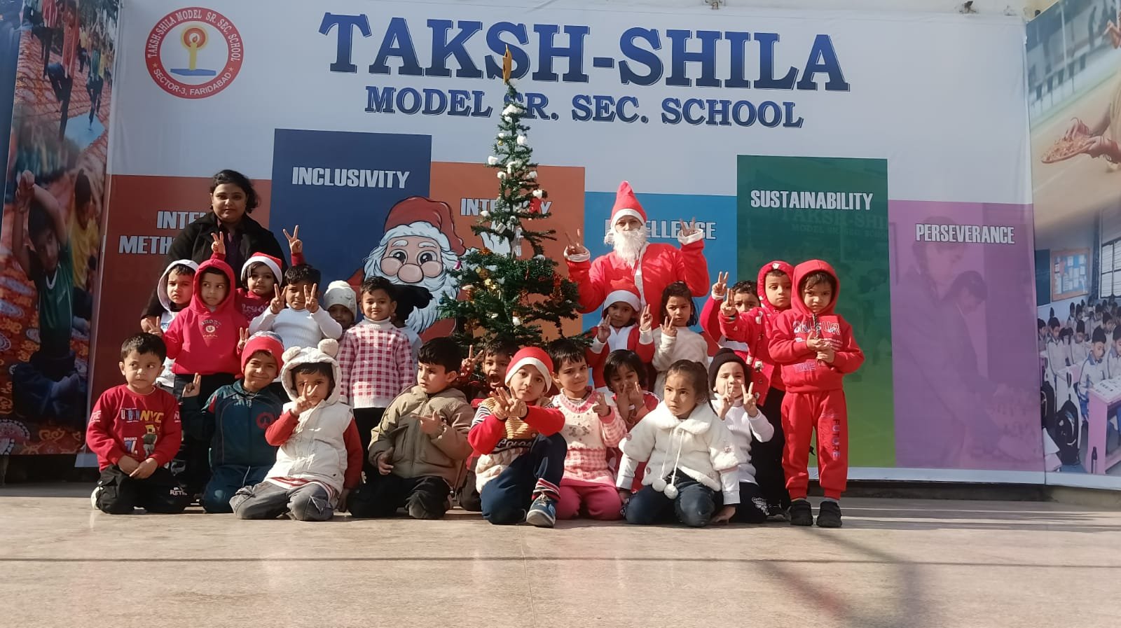 Christmas celebration by Junior Wing