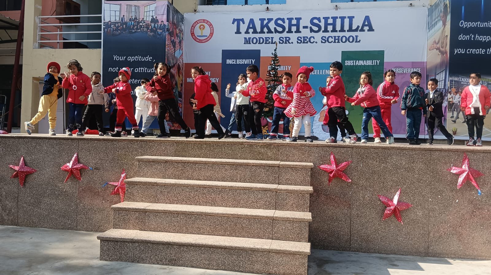 Christmas celebration by Junior Wing