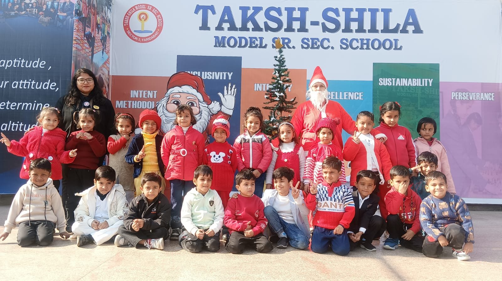 Christmas celebration by Junior Wing