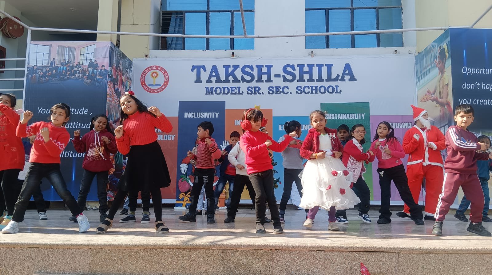 Christmas celebration by Junior Wing