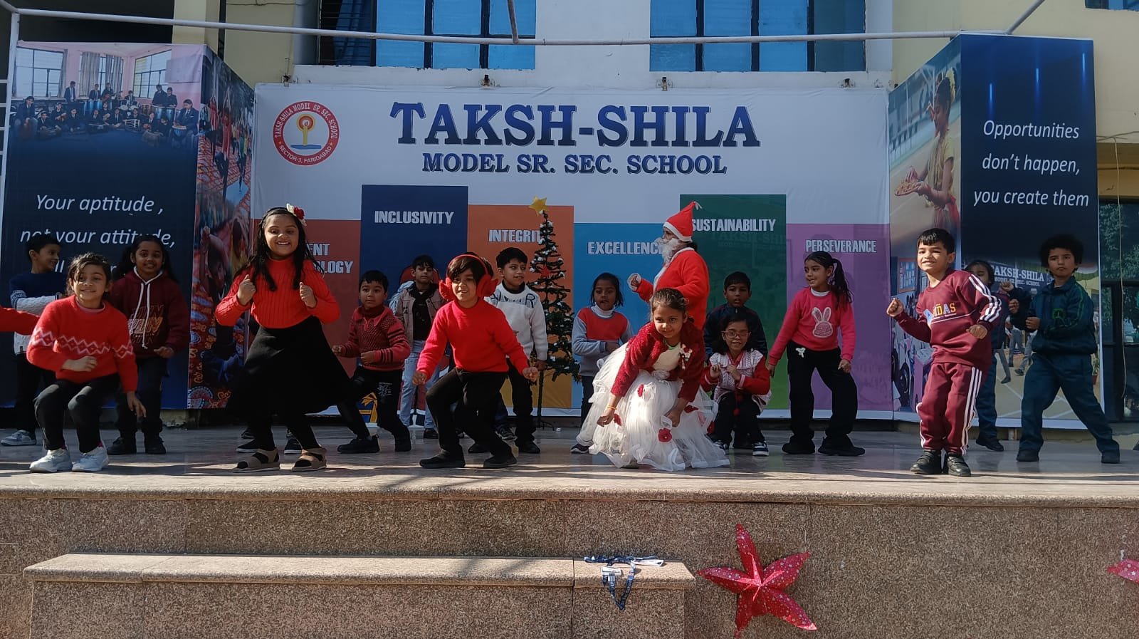 Christmas celebration by Junior Wing