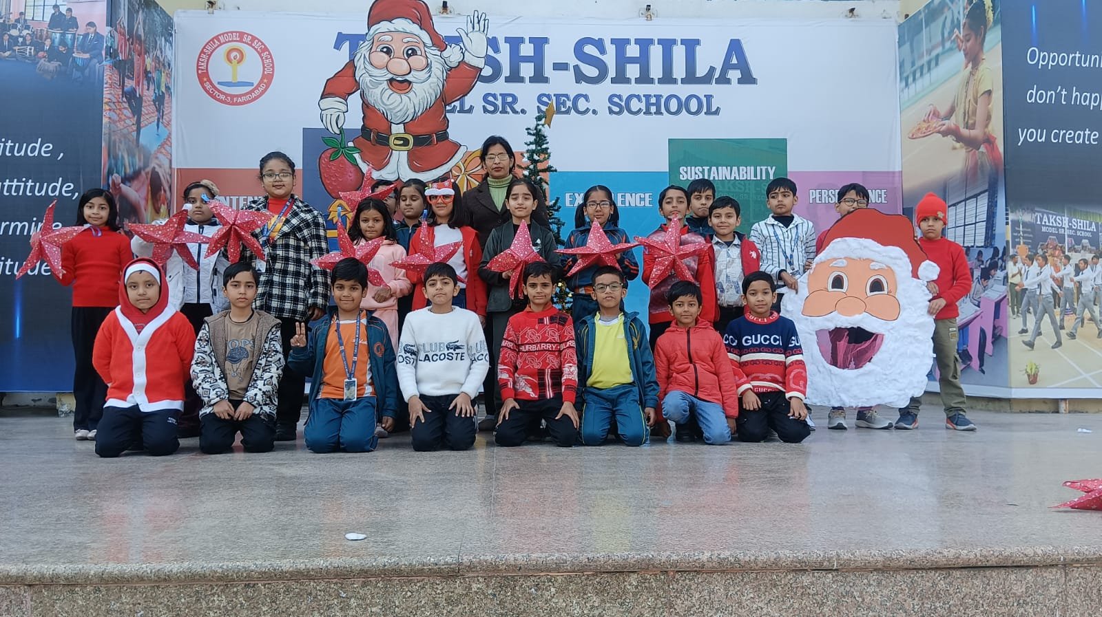 Christmas celebration by Junior Wing